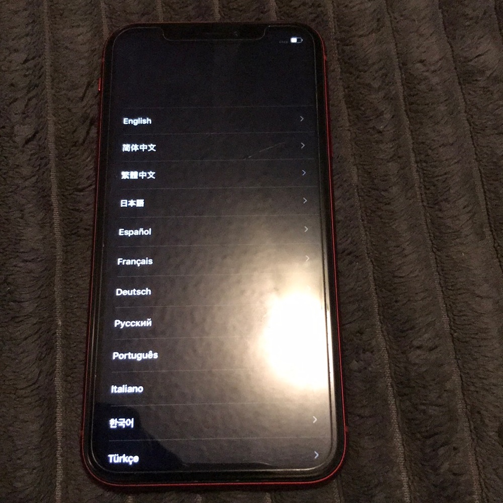 iPhone XR Red new W/ everything intact(parts)